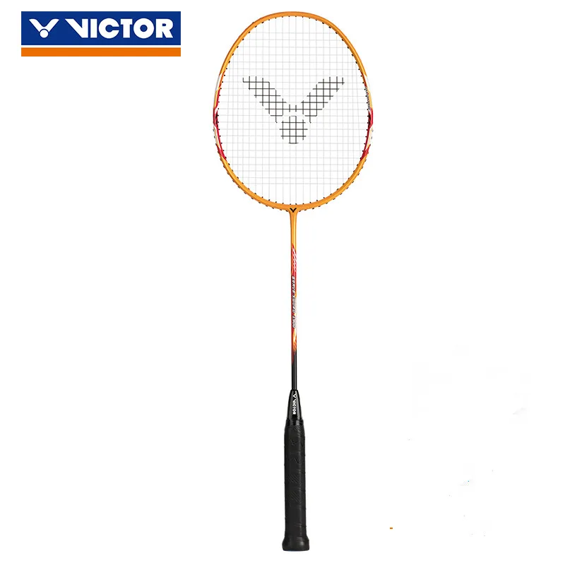 Victor Full Carbon Professional Badminton Racket With Bag Grip Brs1900 Cha9500 Jsdf90 Tk100
