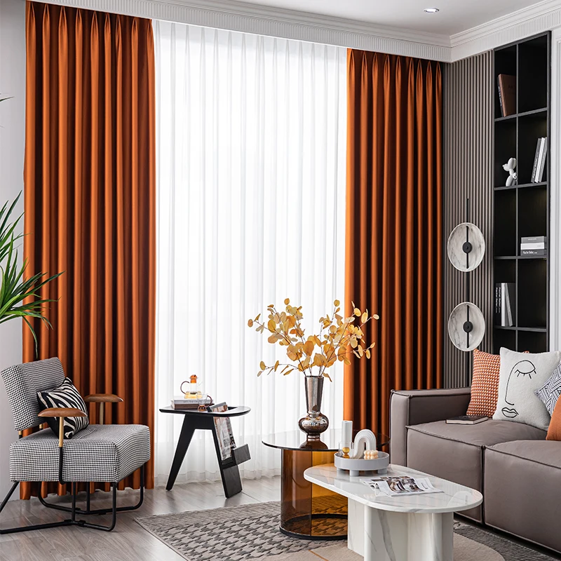 Room Darkening Grey Curtain, Polyester, Grommet - detail 50