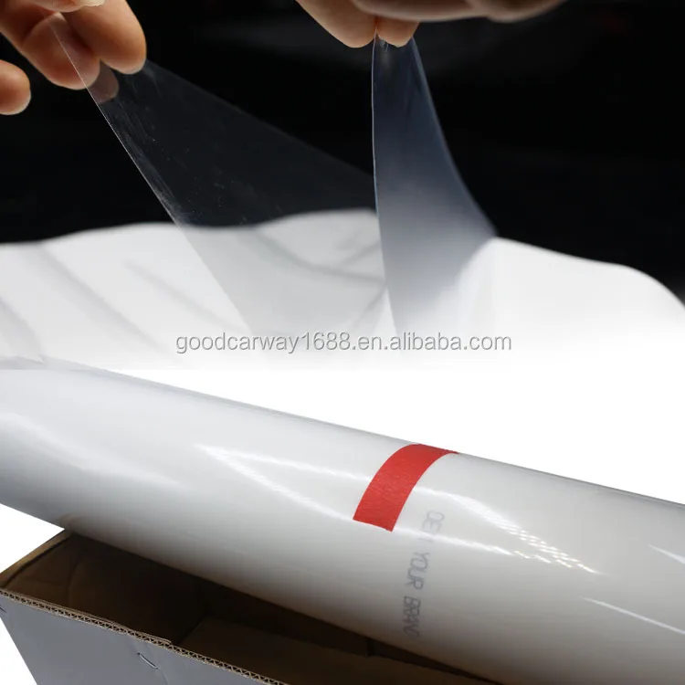 1.52*15m Customized Logo Heat Gun Application Transparent TPU Car Paint Protection Film PPF