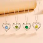 Silver Jewelry Silver Real Silver Heart Necklace 925 Accessories Exquisite Luxury Silver Jewelry Women