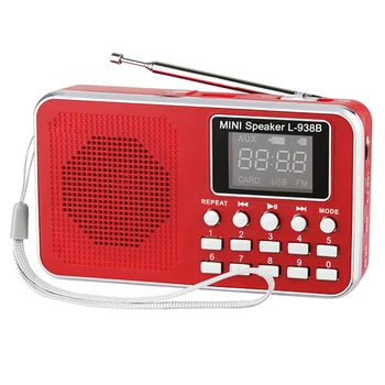 LCJ L-938B FM radio mini USB mp3 player with speaker