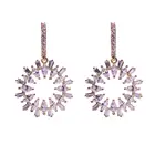 Hoop Earring Earrings Latest Design Promotional Rhinestone Hoop Fashion Earring Women Creative Earring