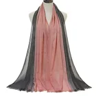 Scarf Hijab Wholesale Large Muslim Women Solid Color Soft Muslim Cotton Muslim Cotton Scarf Hijab Cotton