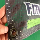 Activities Promotion Advertising Polyester Mesh Fence Fabric Banner For Sports Activities