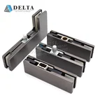 Door Fitting Door Fitting High Quality Black Glass Door Patch Fitting Factory In China