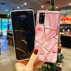 Phone Galaxy For Samsung S20FE Silicon Case Marble TPU Phone Cover For Galaxy Note 20 Glossy Phone Case