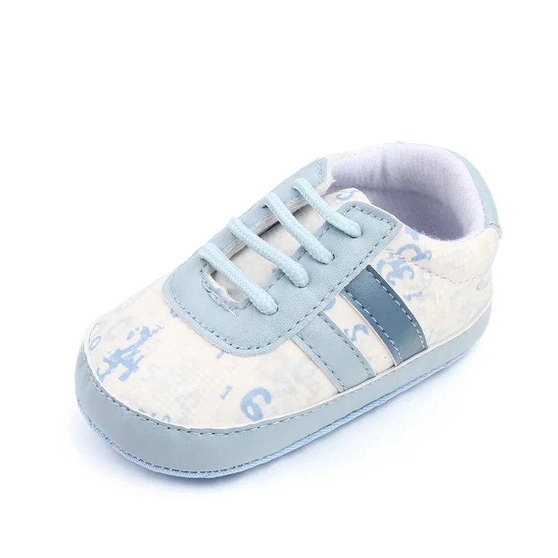 Spring and Autumn New Light Color Digital Decorative Baby Boy and Girl Leisure Walking Shoes factory