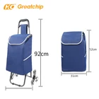 Hand Portable Folding Shopping Cart Vegetable Foldable Shopping Trolleys