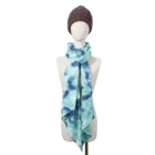 Scarf Polyester Core Yarn Custom Print Scarf Wholesale Polyester Ladies Shawls