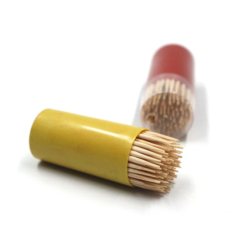Shxx Bamboo Toothpick Holders,strong And Durable Dispenser,suitable For