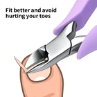 Nippers Professional Cuticle Nail Nipper Nippers German Black Professional Machine Grinding Steel Cuticle Nail Nipper
