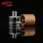 Polish Cap Polish Nail Bottle Wholesale Custom Nail Polish Bottle With Bamboo Cap 3ml 5ml 10ml