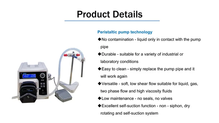 peristaltic pump dispenser digital dosing pump