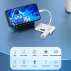 Usb To Adapter USB OTG Card Reader Connector For IPhone Lighting To HDMI-Compatible 4K Digital AV Adapter