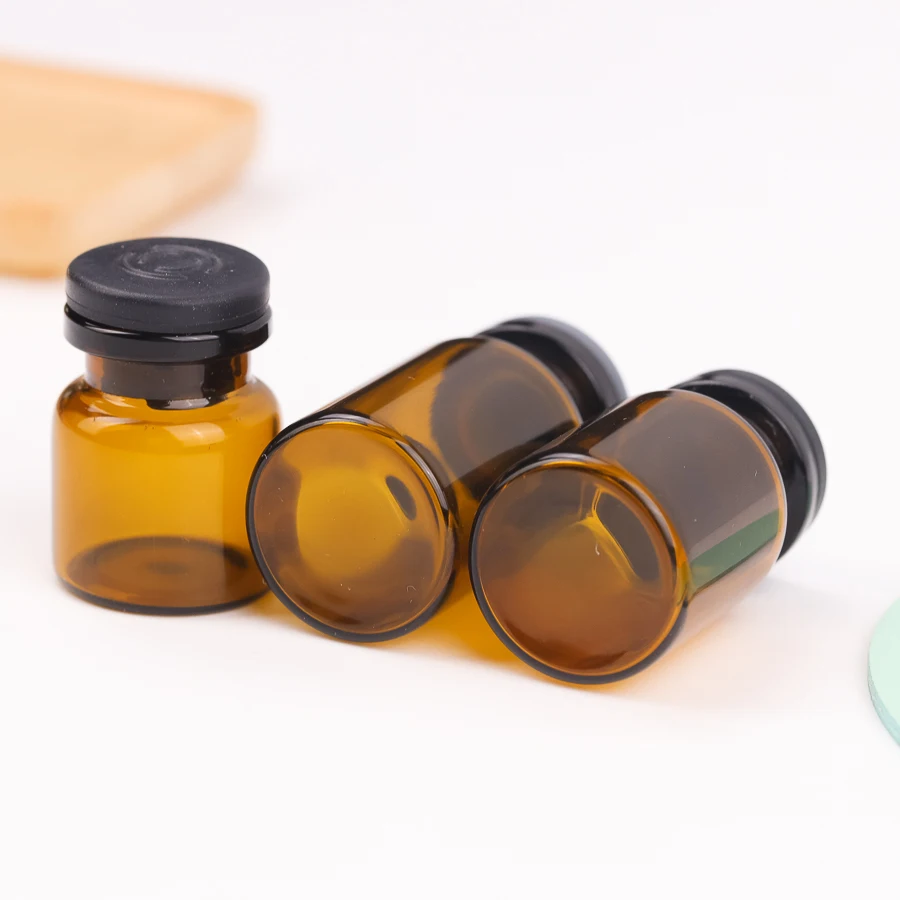 3ml 5ml 10ml  Amber Medicine Bottle Medical Glass Container Sealed Glass Packaging Pill Glass Bottle Vials