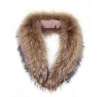 Real Fur Collar Fur Raccoon Real Raccoon Fur Women Down Jacket Collar Fur