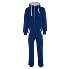 Adult Fleece Pajamas Woman Wholesale 1 Piece Pajamas Women Men Cotton Polyester Brushed Fleece Hooded Zip Adult Onesie