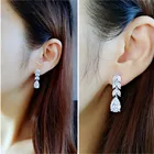 Drop Earring Earrings Earring Women Wedding Water Drop Shape Fashion Jewelry Bridal Accessories Earring