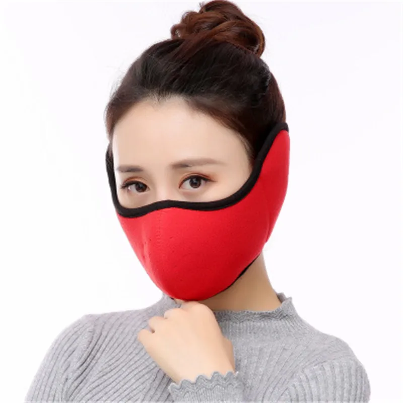 Thickening all-package cycling thickening winter new dust and warmth mask for men and women ear muffs hair R0863