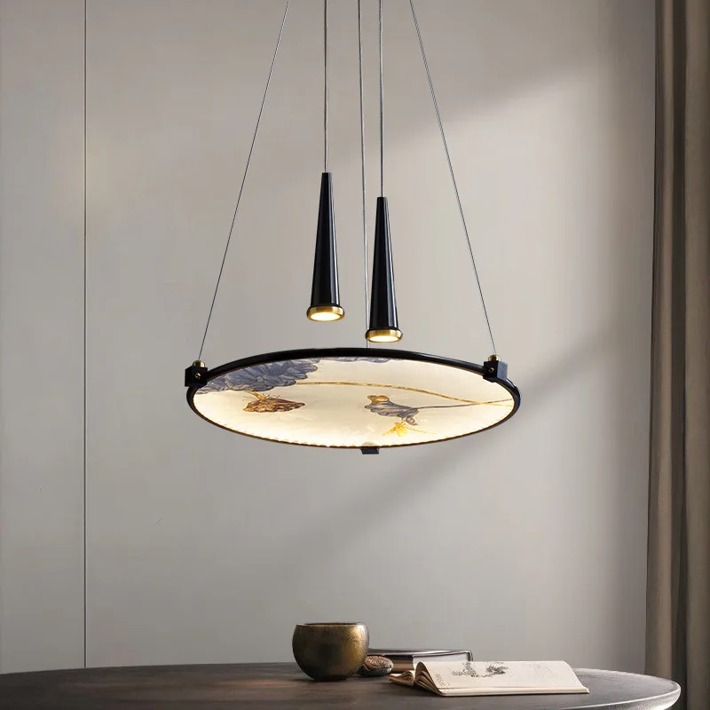 Indoor Modern Acrylic Ring LED Stainless Steel Chandelier Luminous Hotel Living Room Project Lamp