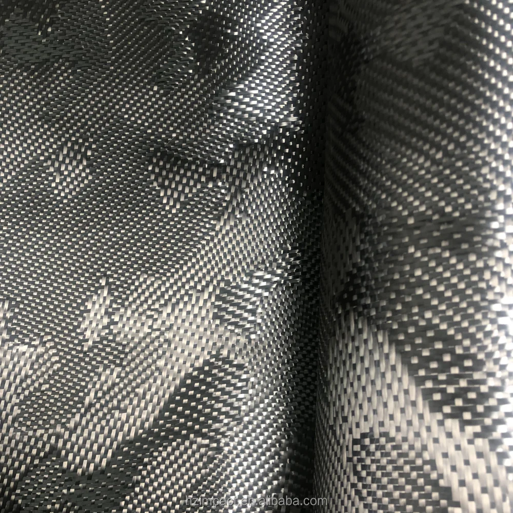 240gsm Black Camouflage Carbon Aramid Hybrid Fiber Fabric Woven Jacquard Roll Pattern 240gsm Black Camouflage Carbon Aramid Hybrid Fiber Fabric Woven Jacquard Roll Pattern