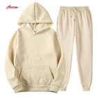 Suit Mens Tracksuit Set Custom Logo Ladies Tracksuit Set For Women Hooded Mens Jogging Suit Unisex Sweatsuit Set