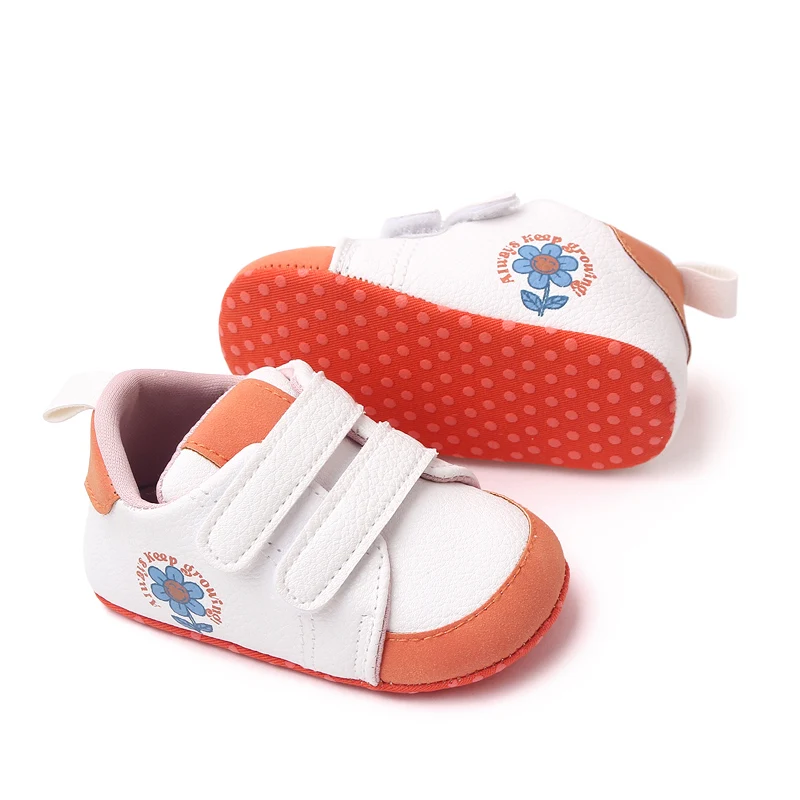 Spring and Autumn Matching Flowers Soft Soled Baby Casual Shoes for Boys and Girls manufacture