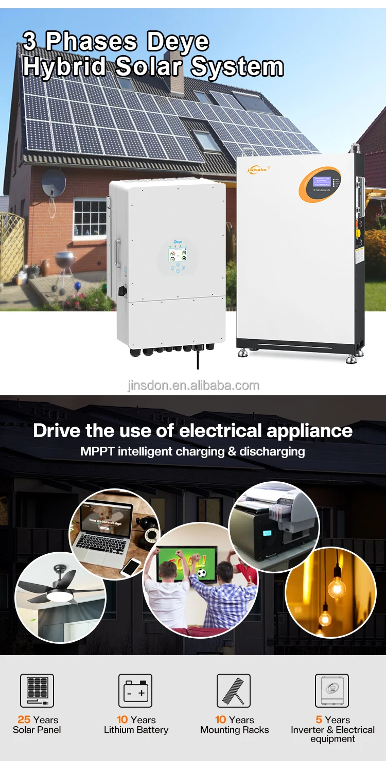 Jsdsolar Deye Hybrid Three Phases 8kw 10kw 12kw 15kw 20kw 25kw 30kw 8