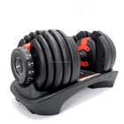 Lbs Wholesale Fitness Equipment 552 Cast Iron Adjustable Dumbbell 24 Set Lbs