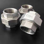 Union Unionunion Factory Wholesale Stainless Steel Union Internal Thread Flat Spherical Union