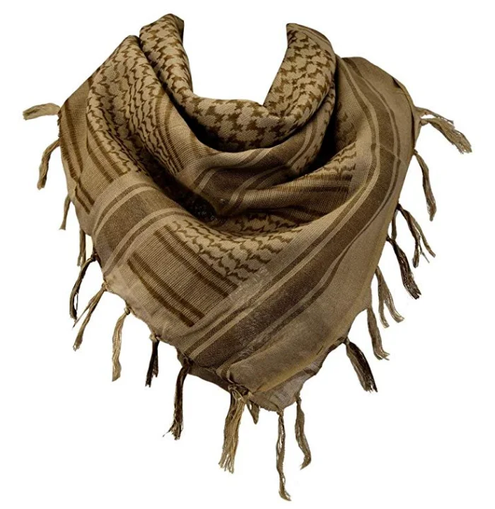 AccessoriesClothing New 100% Cotton Authentic Pakistan Tactical Shemagh Arab Desert Keffiyeh Scarf 