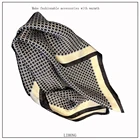 Silk Scarf High Quality 53x53 Silk 10mm Twill Scarf Square Edge Wrap Silk Satin Head Wraps Silk