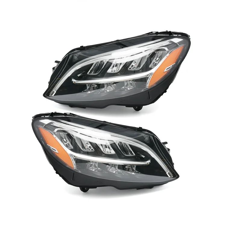 product premium led headlight and high performance headlamp for mercedes benz c class c300 w205 2019 2021-6