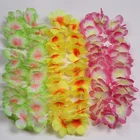 Floral Flower Wedding Decoration Dance Pool Beach Party Favor Artificial Hawaiian Floral Flower Leis