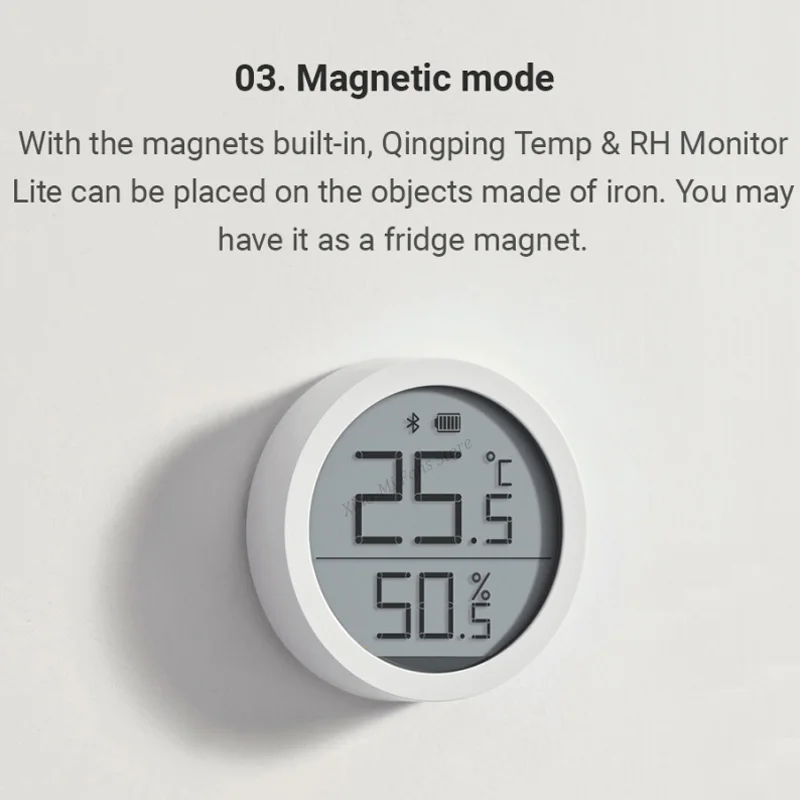 Cleargrass Qingping Bluetooth Thermometer Hygrometer Temperature Humidity  Sensor for Apple Siri HomeKit/Mi Mijia App Home