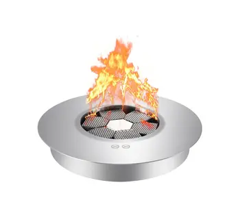 inno fire  8 liters stainless steel outdoor  bio ethanol fireplace round manual burner