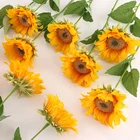 Sunflower Wholesales Wedding Decoration Real Touch Artificial Sunflower With Stem Flower