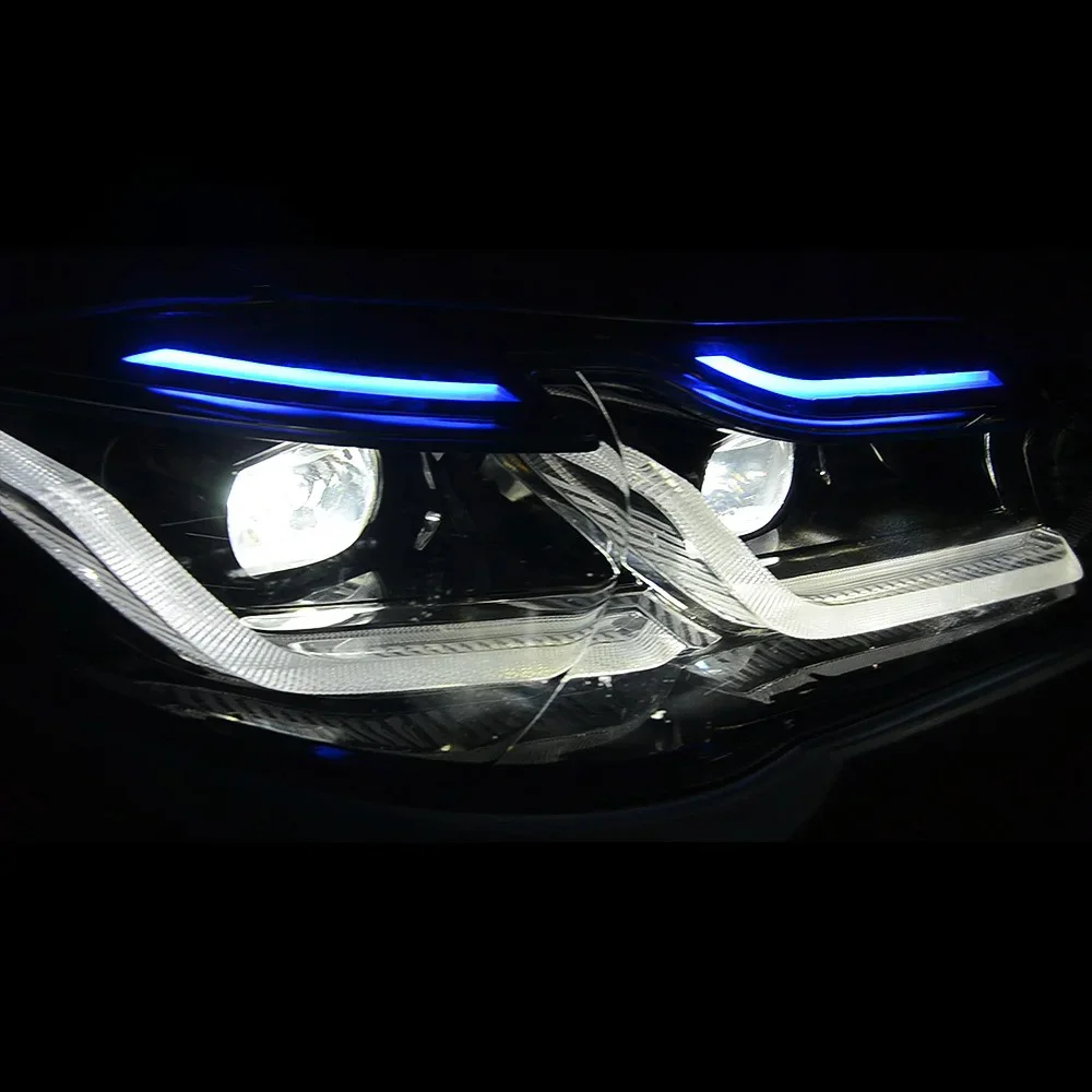product upgade to g30 style head light led lights for bmw 5 series f10 light 2011 2016 f10 to g30 headlight headlamp plug and play-6