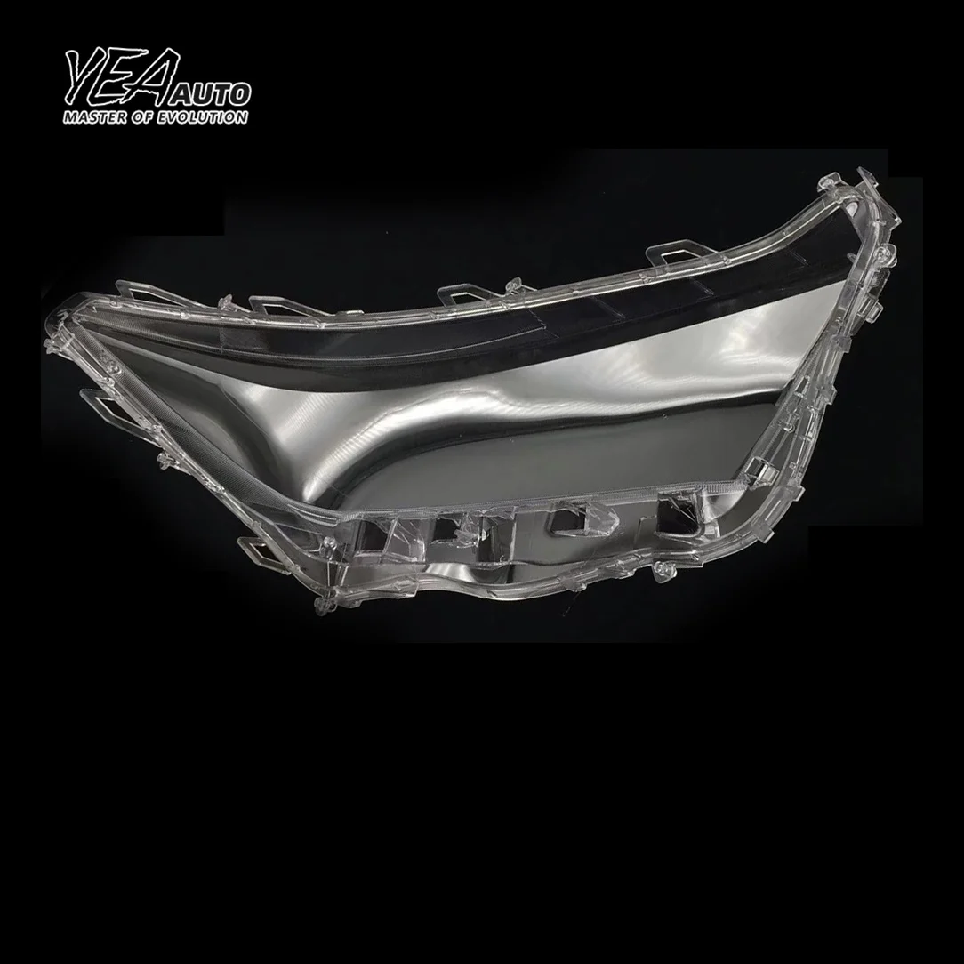 product yea auto car headlight cover headlight glass lens glass for toyota rav4 lens cover 2019 2020 pc lampshade clear shell710-5