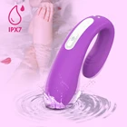 Waterproof G Spot Vibrator With Quite Dula Motor 9 Modes For Couple Anal Clitoris Sex Toy With Magnetic Rechargeable Battery