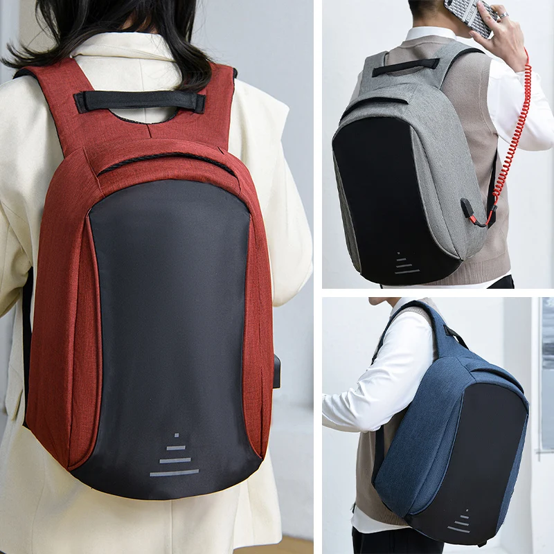 Hot selling leisure design USB charging  backpack OEM top quality waterproof oxford business backpack rucksack