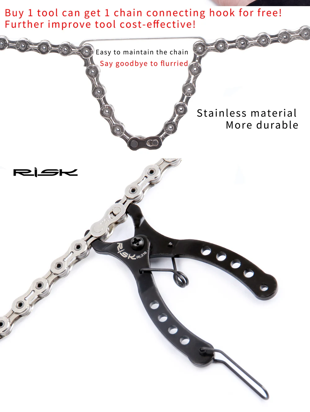 Risk Mini Bike Chain Quick Link Tool With Hook Up Multi Link Plier Mtb
