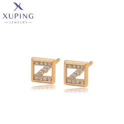 14E2361606 xuping fashion jewelry elegant earring for women 18K gold color flower crystal earrings