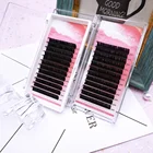 Eyelashes Eye Plastic Case For Pbt Korean Fiber Lash Extensions Own Brand Eyelashes Label Eye 3d Mink Lashes