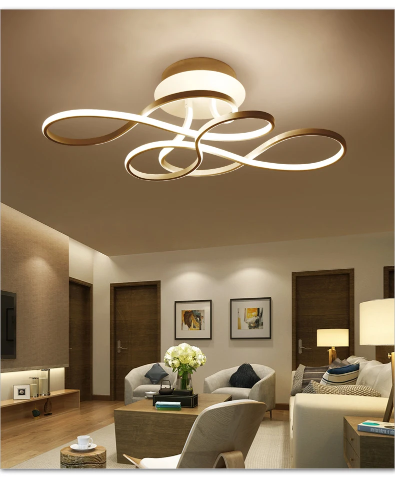 Simple Post-modern Home Creative Nordic New Bedroom Ceiling Lamp Living Room Lamp Led Ceiling Light