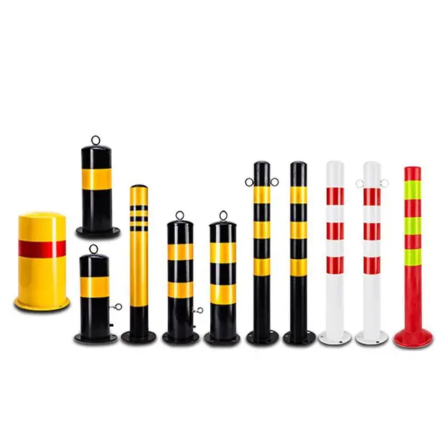 Car Trailers Truck Traff Reflector Conspicuity Parking Post Barrier Warning Barrier Posts Road Barrier Posts