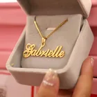 Name Necklace High Quality Stainless Steel Jewelry Custom Gold Plated Name Necklace For Women Girls