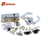 High Lock High Security Safe Zinc Alloy Tubular Door Lock Ansi Grade 2 Residential Leverset Main Door Lock