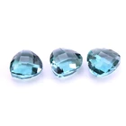 Blue Gemstones Blueblue Gemstone Round Round Cabochon Crystal Blue Color Loose Gemstones