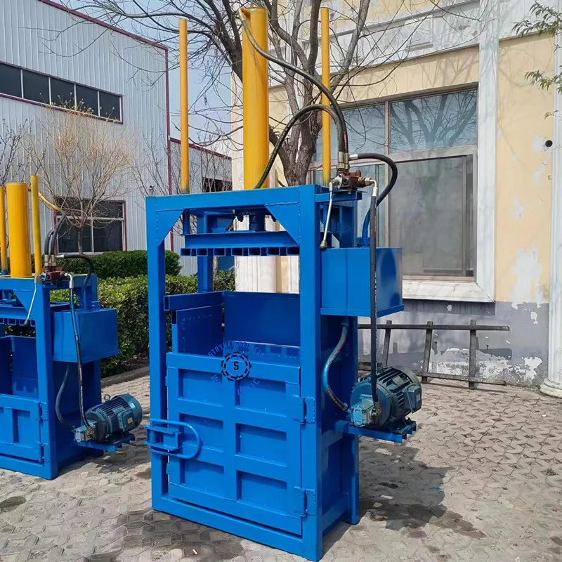 Hydraulic Vertical Compactor Vertical Used Baler Machine For Cardboard